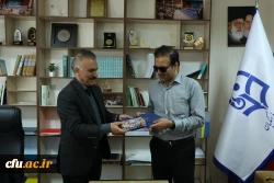 تجلیل از همکار روشندل معاونت آموزشی دانشگاه فرهنگیان به مناسبت روز جهانی عصای سفید 3