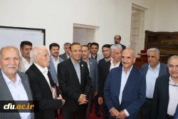 نشست مشترک  رئیس دانشگاه فرهنگیان آذربایجان شرقی  با معتمدین وخیرین استان آذربایجان شرقی  3