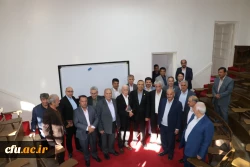 نشست مشترک  رئیس دانشگاه فرهنگیان آذربایجان شرقی  با معتمدین وخیرین استان آذربایجان شرقی  6