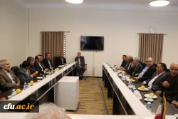 نشست مشترک  رئیس دانشگاه فرهنگیان آذربایجان شرقی  با معتمدین وخیرین استان آذربایجان شرقی  10
