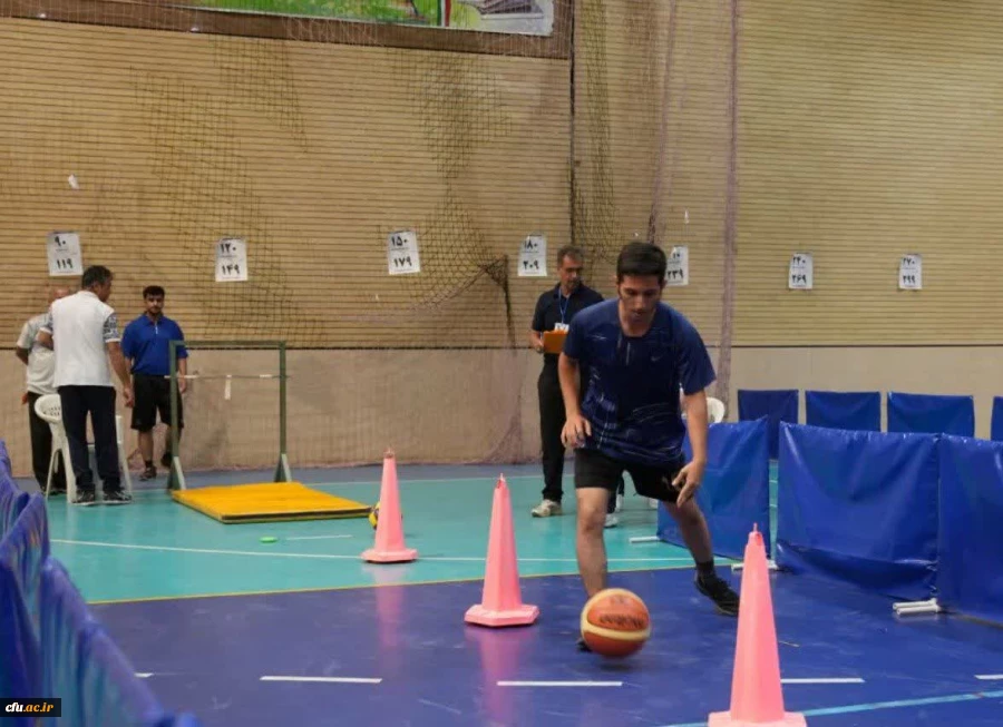 آزمون عملی دانشجومعلمان استعداد درخشان رشته تربیت بدنی 2