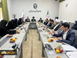 حضور معاون محترم پژوهش و فناوری و مدیران معاونت پژوهش و فناوری دانشگاه فرهنگیان در شورای پژوهش دانشگاه فرهنگیان استان قزوین 2