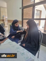 برپایی ایستگاه سلامت جسم و روان در پردیس بنت الهدی صدر بوشهر 2