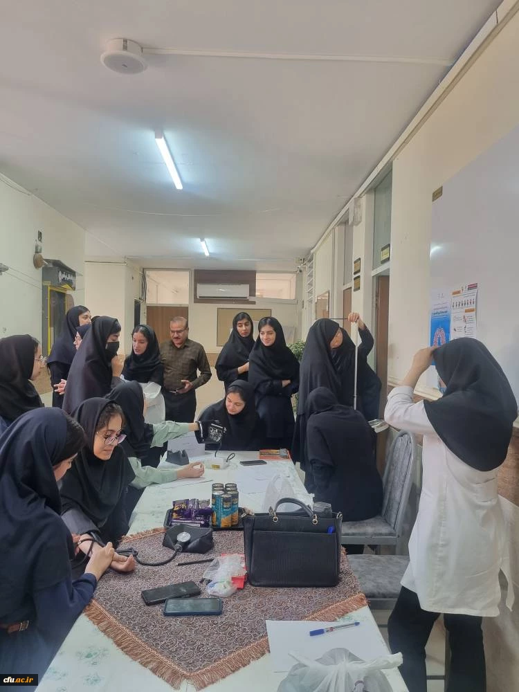 برپایی ایستگاه سلامت جسم و روان در پردیس بنت الهدی صدر بوشهر 11