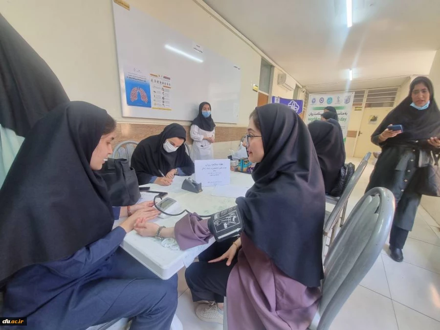 برپایی ایستگاه سلامت جسم و روان در پردیس بنت الهدی صدر بوشهر 13