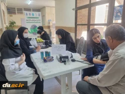 برپایی ایستگاه سلامت جسم و روان در پردیس بنت الهدی صدر بوشهر 17