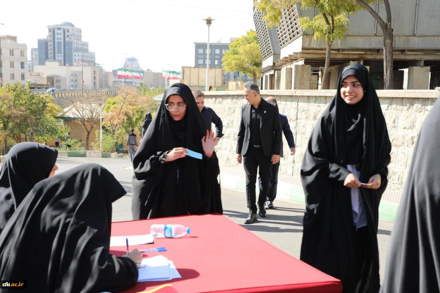 آیین استقبال از نودانشجومعلمان در پردیس نسیبه 6