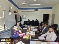  جلسه هماهنگی مسوولین قطب های تعیین شده دانشگاه فرهنگیان، در دفتر مدیرکل امور شاهد و ایثارگران برگزار شد. 3