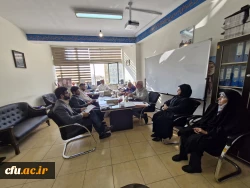  جلسه هماهنگی مسوولین قطب های تعیین شده دانشگاه فرهنگیان، در دفتر مدیرکل امور شاهد و ایثارگران برگزار شد. 4