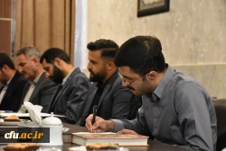 نشست صمیمی رئیس دانشگاه فرهنگیان استان با اعضای شورای صنفی دانشجویان
 8