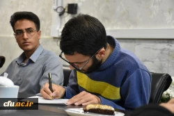 نشست صمیمی رئیس دانشگاه فرهنگیان استان با اعضای شورای صنفی دانشجویان
 10