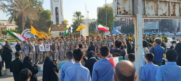 حضور پر شور دانشگاهیان دانشگاه فرهنگیان استان بوشهر در راهپیمایی 13 آبان ماه  18
