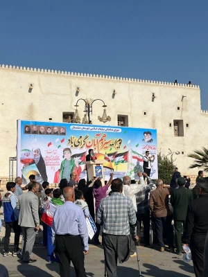 حضور پر شور دانشگاهیان دانشگاه فرهنگیان استان بوشهر در راهپیمایی 13 آبان ماه  19