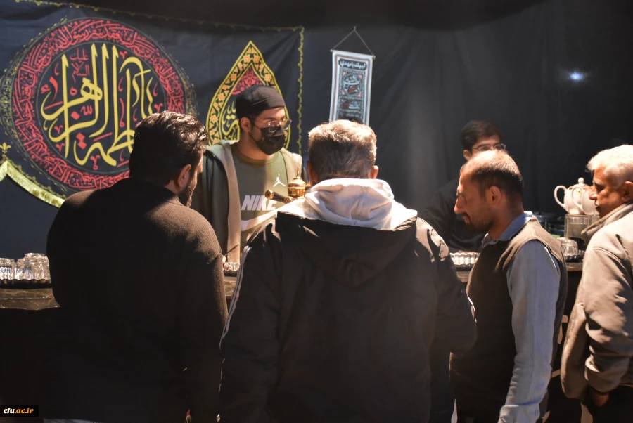برپایی موکب عزای فاطمی در دانشگاه فرهنگیان استان چهارمحال و بختیاری  12