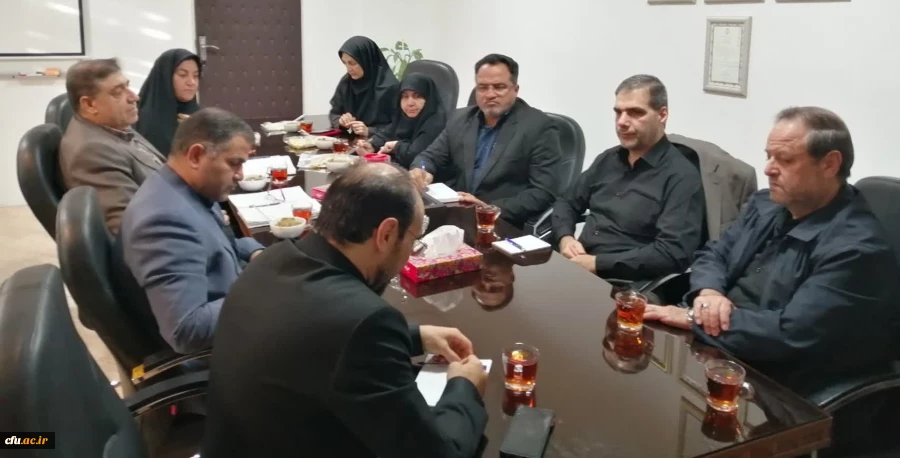 نشست مشترک مرکز نظارت، ارزیابی و تضمین کیفیت و اداره کل حراست سازمان مرکزی دانشگاه فرهنگیان برگزار شد 2