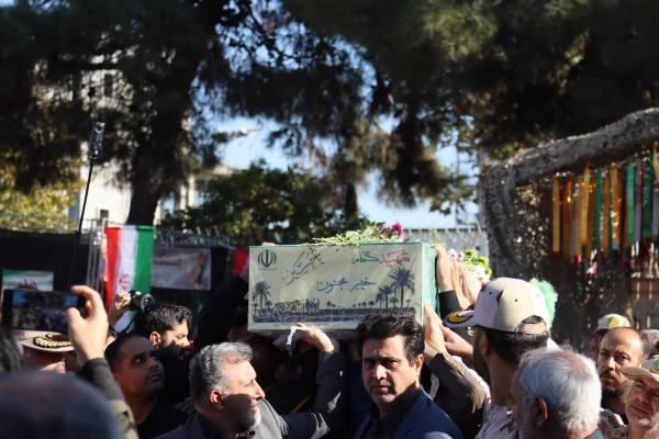 پیکر مطهر شهید گمنام در پردیس ایت الله خامنه ای گرگان تدفین شد 4