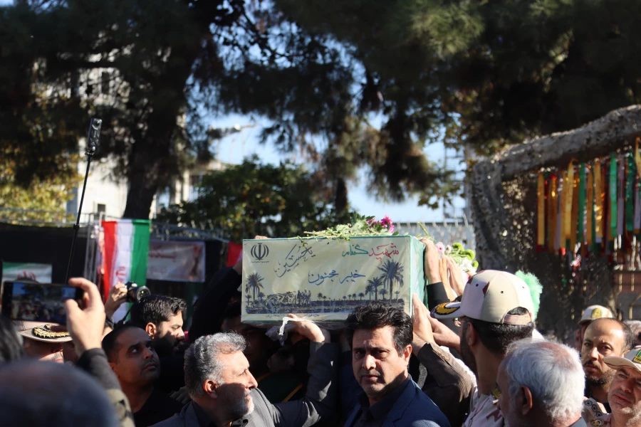 پیکر مطهر شهید گمنام در پردیس ایت الله خامنه ای گرگان تدفین شد 4