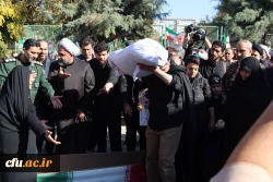 پیکر مطهر شهید گمنام در پردیس ایت الله خامنه ای گرگان تدفین شد 7
