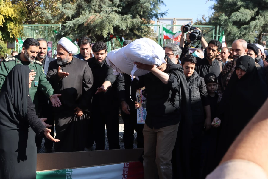 پیکر مطهر شهید گمنام در پردیس ایت الله خامنه ای گرگان تدفین شد 7