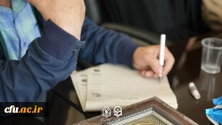 نشست سرپرست دانشگاه فرهنگیان استان اصفهان با خبرنگاران و فعالان رسانه ای در خصوص اجلاسیه شهدا
 6