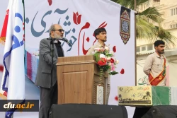 آیین تشییع و تدفین شهید گمنام ، درحال « برگزاری »
شهید گمنام، مهمان پردیس شهید بهشتی دانشگاه فرهنگیان هرمزگان 19