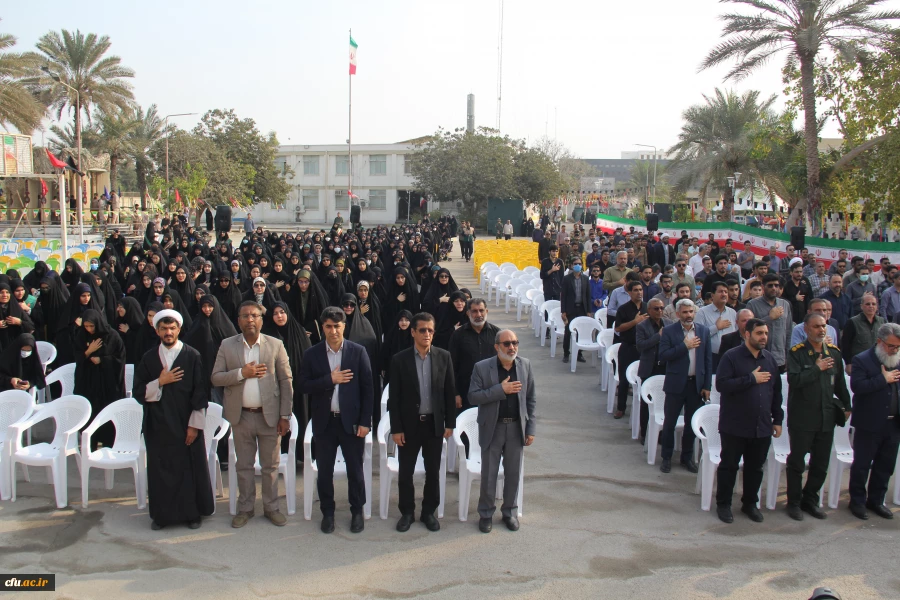 آیین تشییع و تدفین شهید گمنام ، درحال « برگزاری »
شهید گمنام، مهمان پردیس شهید بهشتی دانشگاه فرهنگیان هرمزگان 7