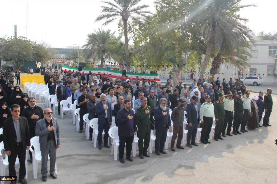 آیین تشییع و تدفین شهید گمنام ، درحال « برگزاری »
شهید گمنام، مهمان پردیس شهید بهشتی دانشگاه فرهنگیان هرمزگان 8