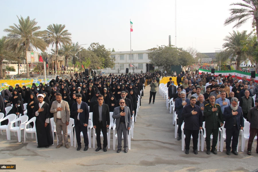 آیین تشییع و تدفین شهید گمنام ، درحال « برگزاری »
شهید گمنام، مهمان پردیس شهید بهشتی دانشگاه فرهنگیان هرمزگان 9