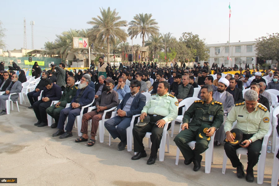 آیین تشییع و تدفین شهید گمنام ، درحال « برگزاری »
شهید گمنام، مهمان پردیس شهید بهشتی دانشگاه فرهنگیان هرمزگان 34