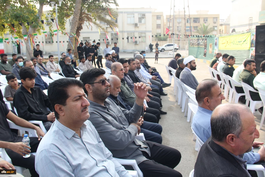 آیین تشییع و تدفین شهید گمنام ، درحال « برگزاری »
شهید گمنام، مهمان پردیس شهید بهشتی دانشگاه فرهنگیان هرمزگان 36