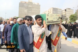 در۱۳ آذرماه، دانشگاه فرهنگیان هرمزگان ، پردیس شهید بهشتی  میزبان بوی عطر شهادت شد. 3