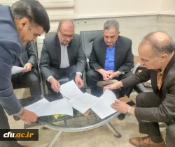 مراسم امضای تفاهم نامه تمدید واگذاری منافع ساختمان مرکز کاشان
 6