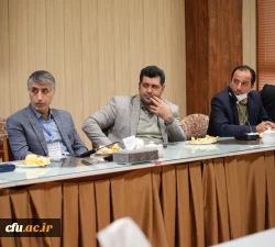 نشست معاون پژوهش و فناوری با اعضای هیأت علمی و معارفه سرپرست دانشکده علوم تربیتی دانشگاه فرهنگیان مازندران
 13