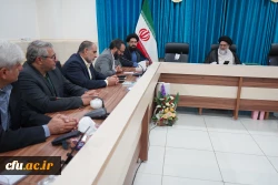 دیدار سرپرست دانشگاه فرهنگیان استان با آیت ا... سید نصیر حسینی نماینده ولی فقیه در استان کهگیلویه و بویراحمد 2