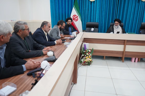 دیدار سرپرست دانشگاه فرهنگیان استان با آیت ا... سید نصیر حسینی نماینده ولی فقیه در استان کهگیلویه و بویراحمد 2