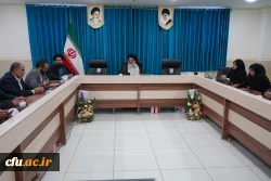 دیدار سرپرست دانشگاه فرهنگیان استان با آیت ا... سید نصیر حسینی نماینده ولی فقیه در استان کهگیلویه و بویراحمد 3