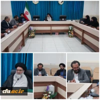 دیدار سرپرست دانشگاه فرهنگیان استان با آیت ا... سید نصیر حسینی نماینده ولی فقیه در استان کهگیلویه و بویراحمد 6