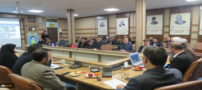 مراسم معارفه سرپرست معاونت برنامه ریزی و توسعه منابع و معاونت دانشجویی و فرهنگی دانشگاه فرهنگیان استان اردبیل برگزار گردید. 6