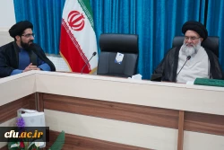 دیدار سرپرست دانشگاه فرهنگیان استان با آیت ا... سید نصیر حسینی نماینده ولی فقیه در استان کهگیلویه و بویراحمد 2
