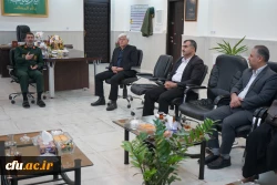 دیدار سرپرست و اعضای هیأت رئیسه دانشگاه فرهنگیان با فرمانده سپاه فتح استان کهگیلویه و بویراحمد 4