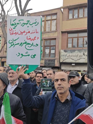 حضور پر شور خانواده ولایتمدار دانشگاه فرهنگیان آذربایجان شرقی در راهپیمایی محکومیت اغتشاشگران آمریکایی و صهیونیستی 5