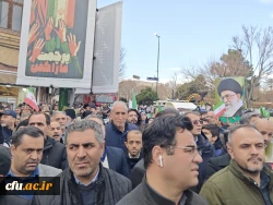 حضور پر شور خانواده ولایتمدار دانشگاه فرهنگیان آذربایجان شرقی در راهپیمایی محکومیت اغتشاشگران آمریکایی و صهیونیستی 7