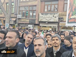 حضور پر شور خانواده ولایتمدار دانشگاه فرهنگیان آذربایجان شرقی در راهپیمایی محکومیت اغتشاشگران آمریکایی و صهیونیستی 9