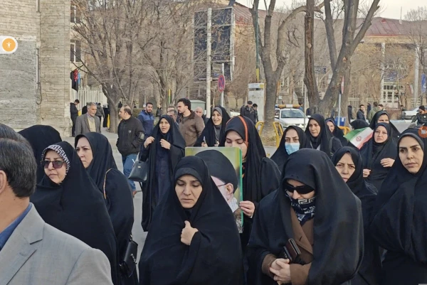 حضور پر شور خانواده ولایتمدار دانشگاه فرهنگیان آذربایجان شرقی در راهپیمایی محکومیت اغتشاشگران آمریکایی و صهیونیستی 13