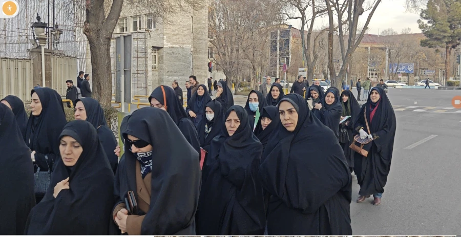 حضور پر شور خانواده ولایتمدار دانشگاه فرهنگیان آذربایجان شرقی در راهپیمایی محکومیت اغتشاشگران آمریکایی و صهیونیستی 16