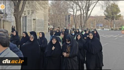 حضور پر شور خانواده ولایتمدار دانشگاه فرهنگیان آذربایجان شرقی در راهپیمایی محکومیت اغتشاشگران آمریکایی و صهیونیستی 17