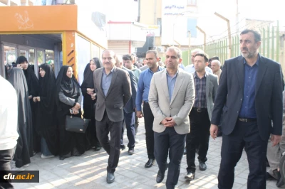 حضور دانشگاهیان دانشگاه فرهنگیان استان بوشهر در مراسم تشییع شهید مدافع امنیت