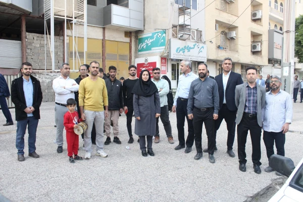 حضور دانشگاهیان دانشگاه فرهنگیان استان بوشهر در مراسم تشییع شهید مدافع امنیت 4