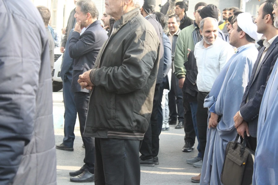 حضور دانشگاهیان دانشگاه فرهنگیان استان بوشهر در مراسم تشییع شهید مدافع امنیت 14