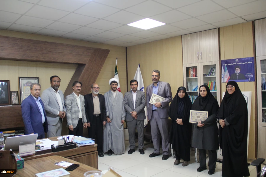 آیین معارفه روسای دانشکده های علوم و علوم تربیتی در دانشگاه فرهنگیان هرمزگان 3